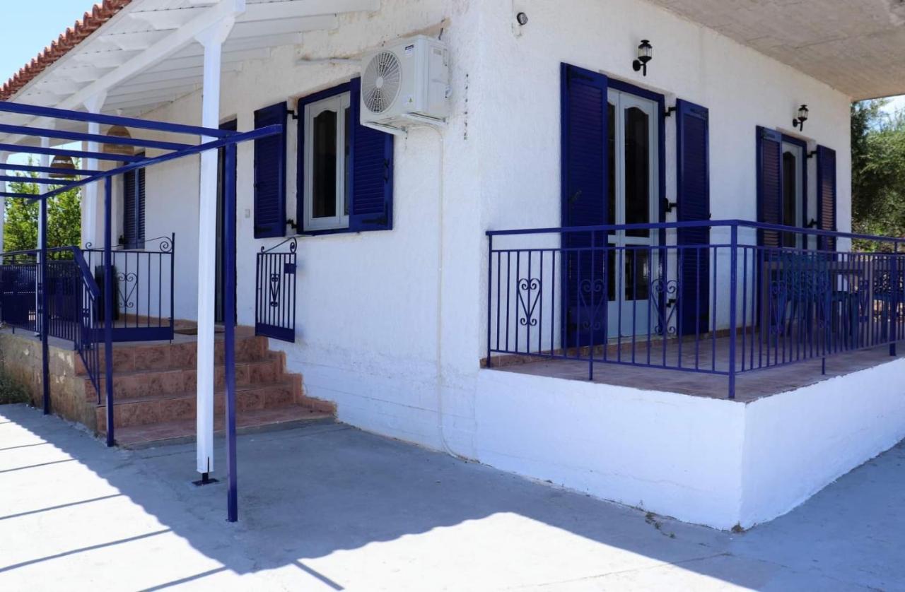 Villa Blue Cocoon - Chrani Messinia Peloponnese- Sea View 800 M From Beach Exterior photo