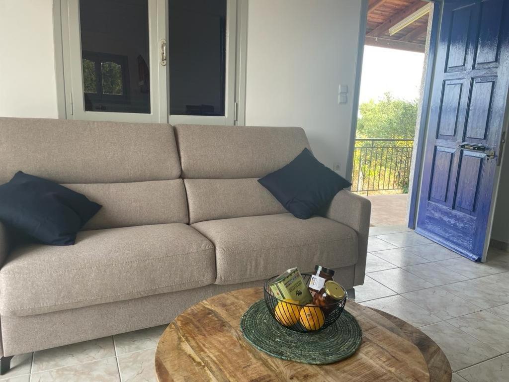 Villa Blue Cocoon - Chrani Messinia Peloponnese- Sea View 800 M From Beach Exterior photo