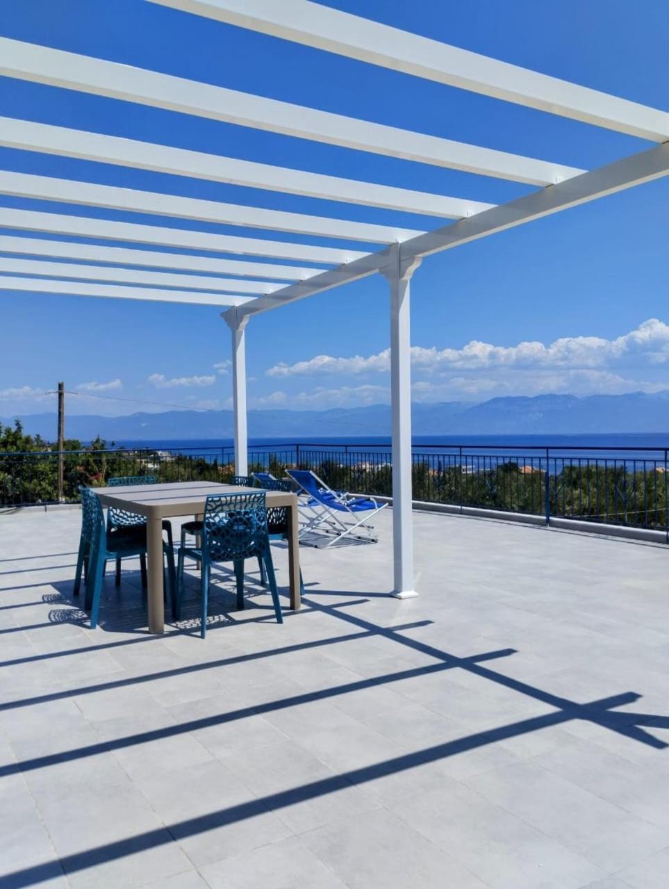 Villa Blue Cocoon - Chrani Messinia Peloponnese- Sea View 800 M From Beach Exterior photo